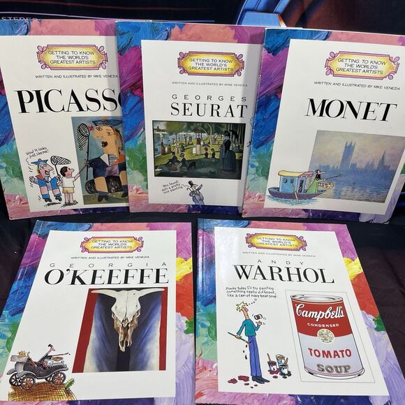 FAMOUS ARTISTS Getting to Know the World's Greatest Artists Mike Venezia LOT 13 - Picture 4 of 9